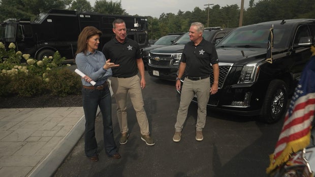 Norah O'Donnell with Secret Service Director Sean Curran and Deputy Director Matthew Quinn