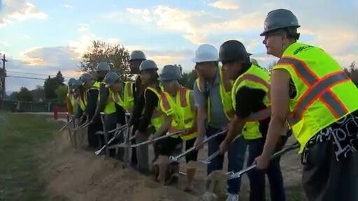 Aurora breaks ground on new high school for students pursuing healthcare careers