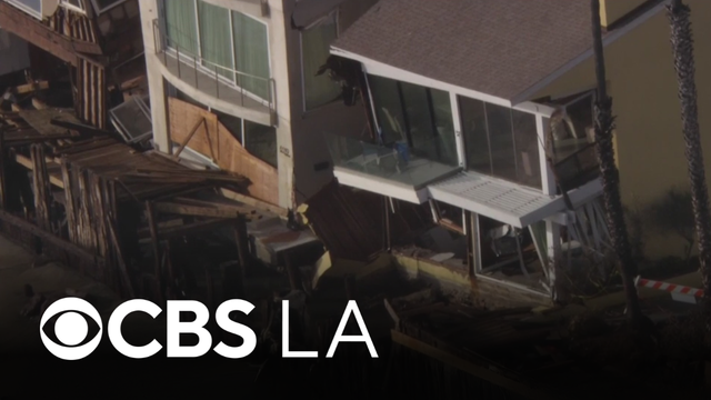 Remnants of Tropical Storm Rachel continue to batter Long Beach coastline