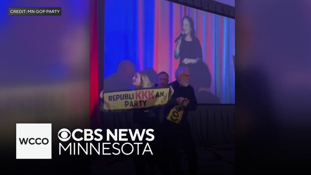Protesters disrupt Minnesota GOP event amid Lisa Demuth speech
