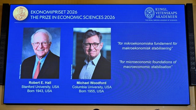 Robert E. Hall and Michael Woodford win 2026 Nobel economics prize 