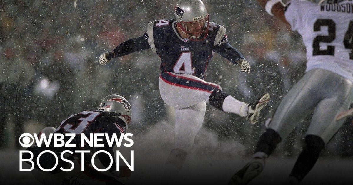 Adam Vinatieri reenacts Snow Bowl kick in studio on Sports Final - CBS ...