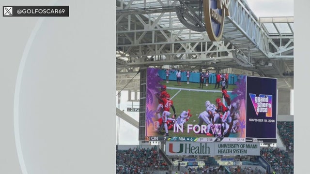 GTA VI makes appearance at Hard Rock Stadium