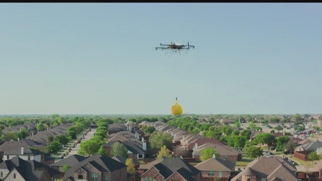 Drone food delivery launches in Denton through Uber partnership