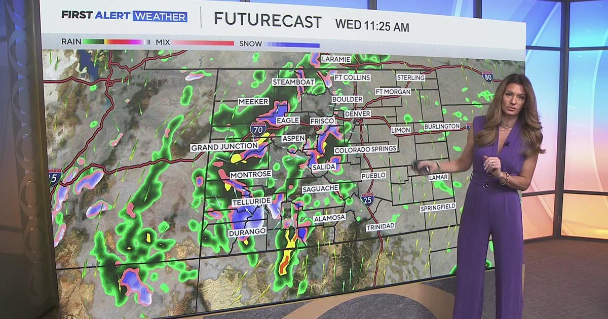 Cooler, wetter weather moves into the Denver area with mountain snow ...