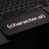 In this photo illustration, the Character AI logo is seen 