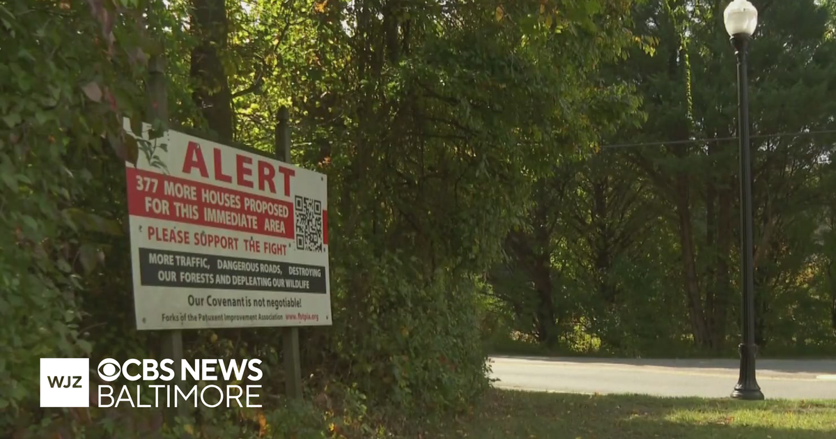 Two Rivers neighbors push back against development proposal - CBS Baltimore