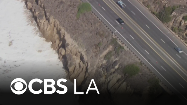 Coastal erosion leads to crack in Laguna Beach cliffside under PCH