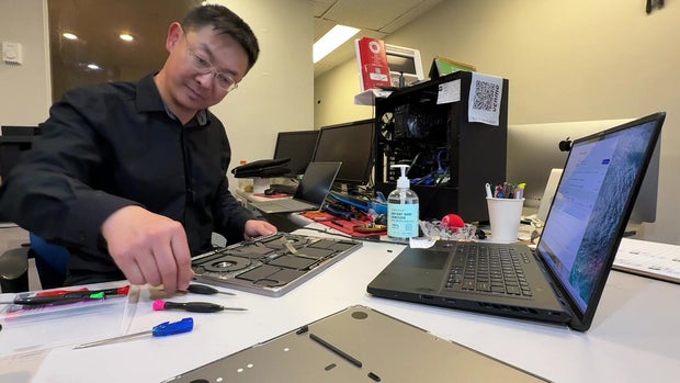 Computer repair shop