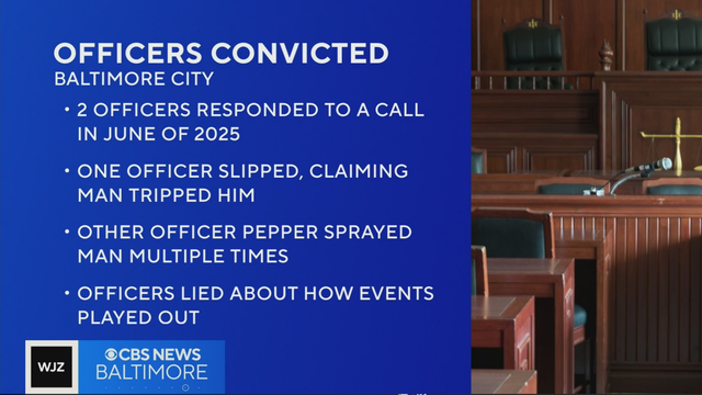Baltimore police officers convicted of misconduct charges