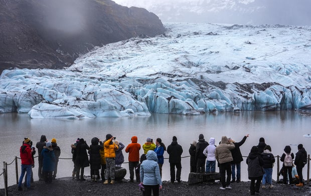 The impact of climate change on Iceland's Vatnajokull Glacier
