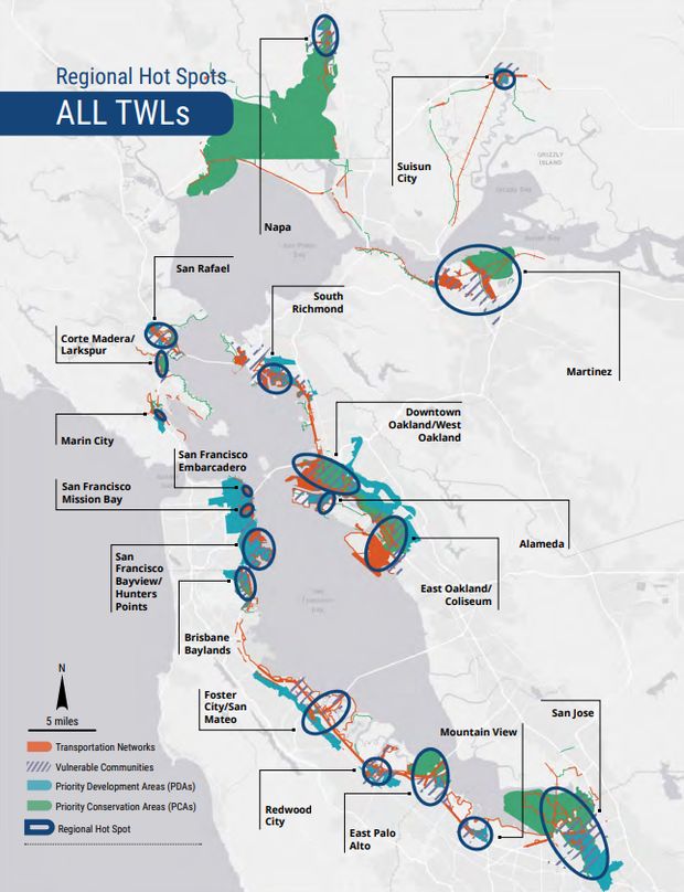 Bay Area regions that rarely see flooding could be affected during ...