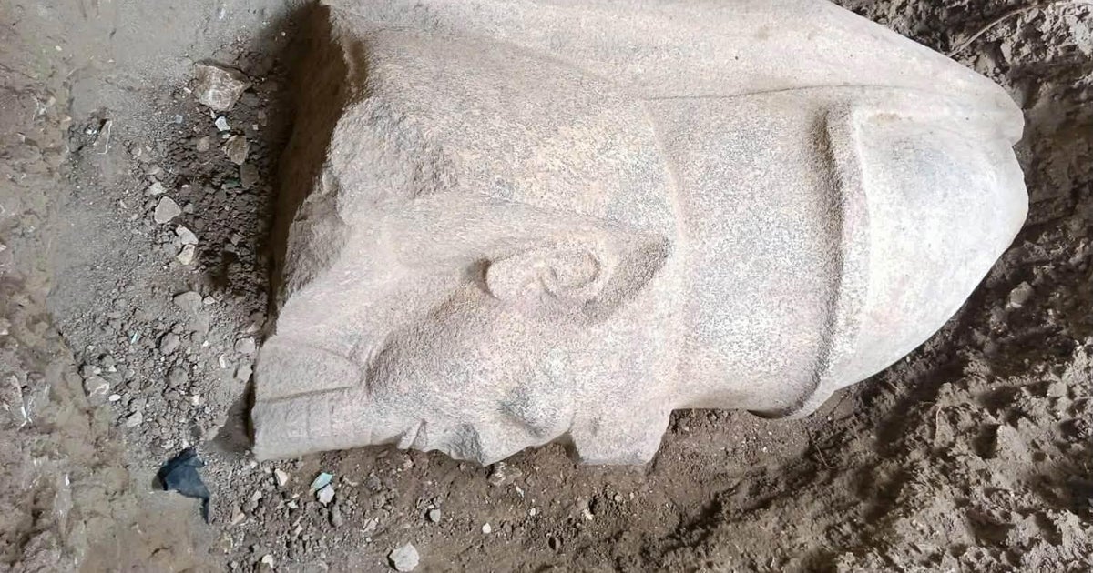 Farmer's discovery in Egypt leads to pieces of statues for ancient king
