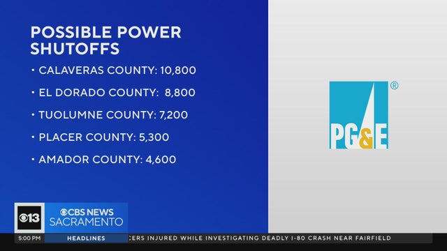 PG&E expands possible safety shutoffs to 88,000 customers across 29 counties