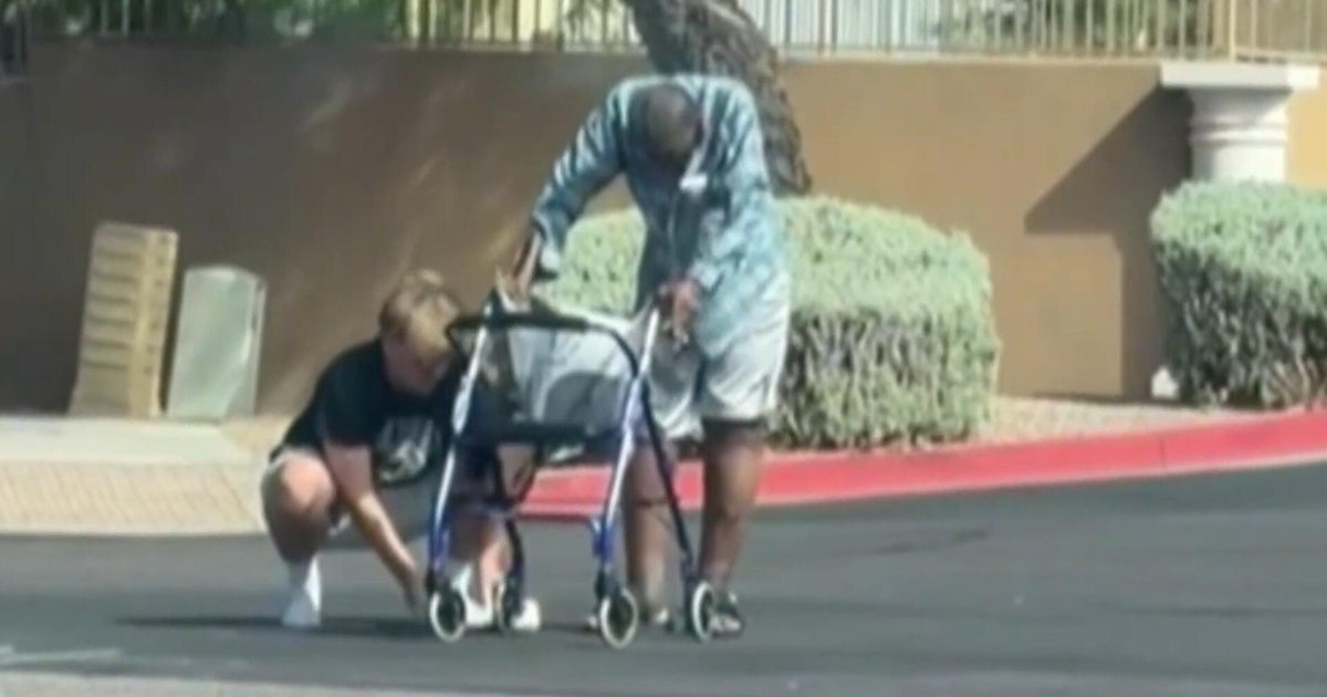 After teen notices older man's beat-up shoes, he gives up his own pair. Now, they talk every day.