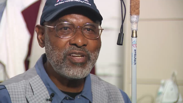 Veterans receive free glasses on White Cane Awareness Day