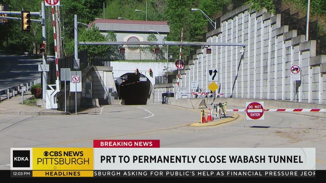 Pittsburgh Regional Transit plans to permanently close Wabash Tunnel