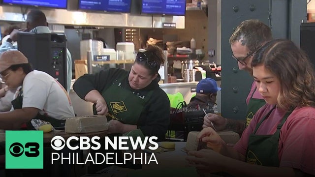 Third annual Scrapple Sculpting Contest held at Reading Terminal Market in Philadelphia