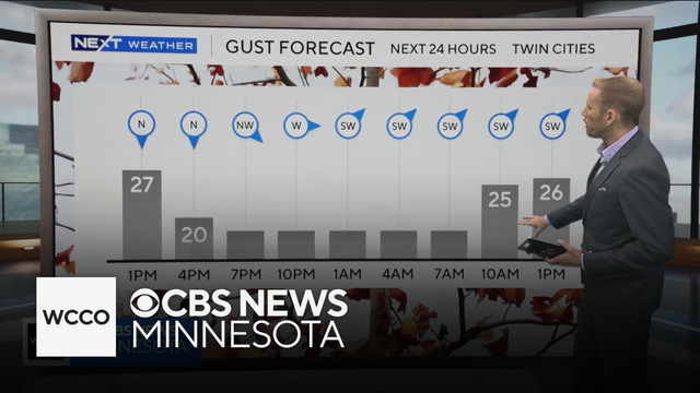 Minnesota weekend weather forecast features gusty winds | Oct. 16, 2026
