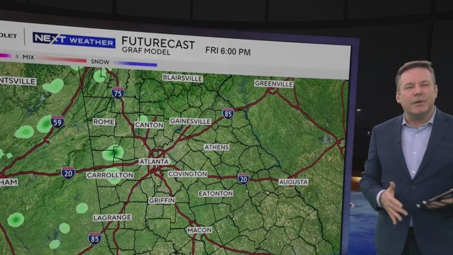 North Georgia could wake up to 30s Sunday as fall weather arrives