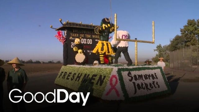 Hilmar High School Homecoming floats! | Cody's Caravan