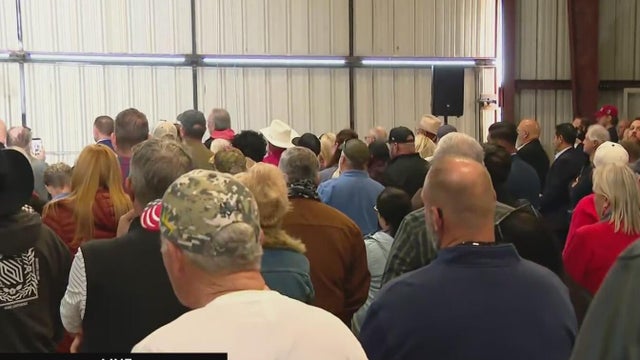 Supporters gather for Ken Paxton's bus tour kickoff