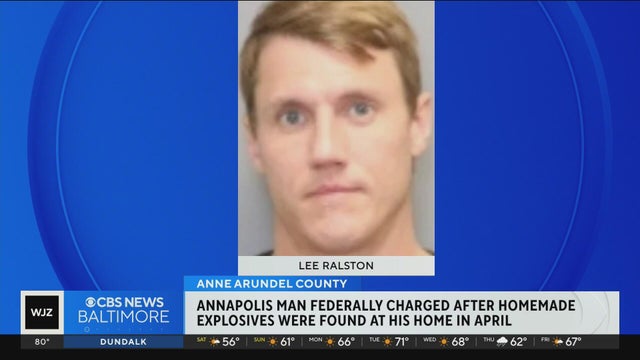 Annapolis man federally charged after homemade explosives were found at his home in April