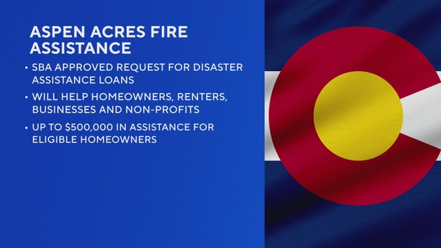 SBA disaster loans approved for Coloradans affected by Aspen Acres Fire