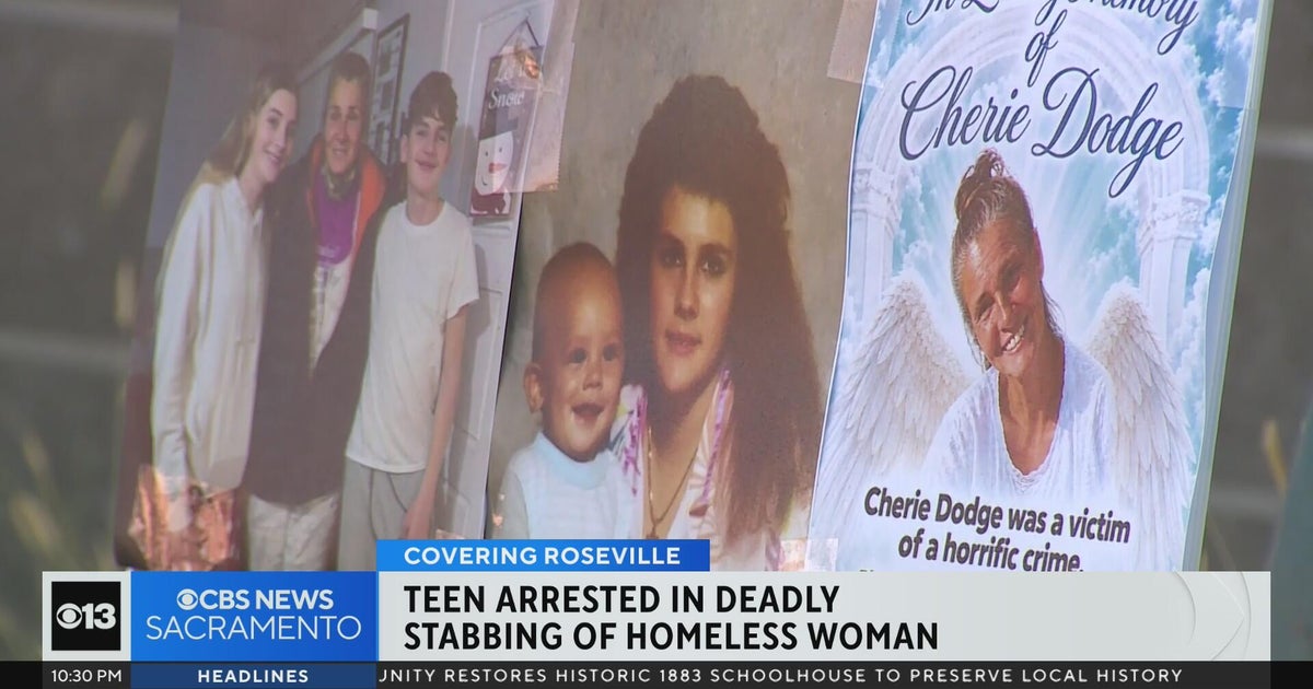 Teen arrested in deadly stabbing of homeless woman in Roseville