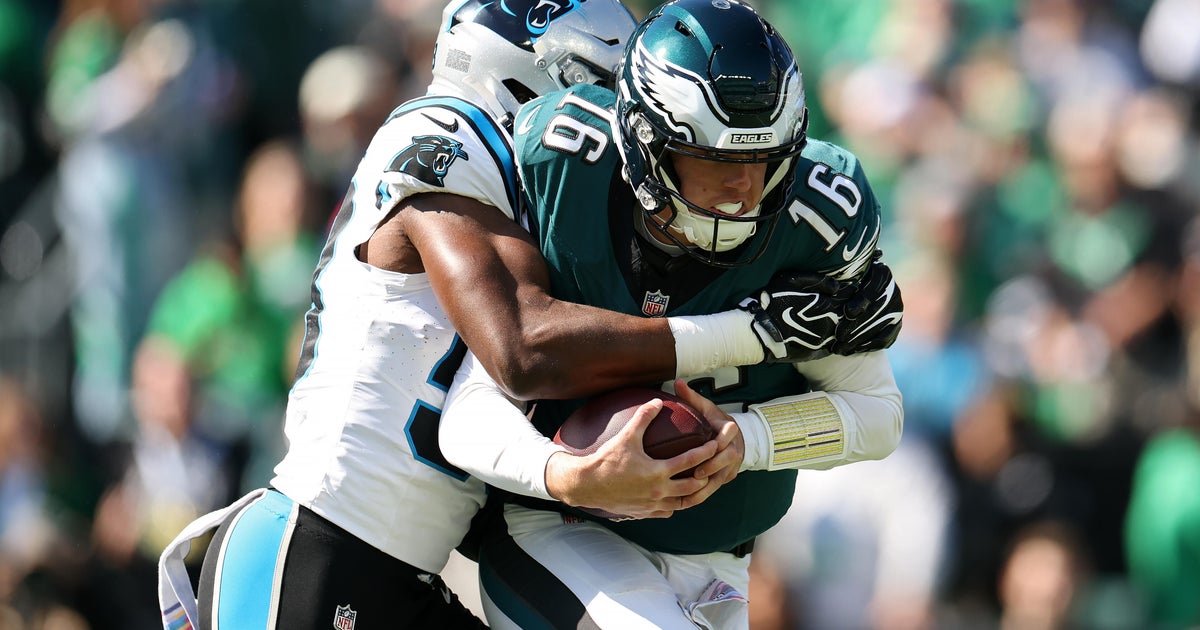 Without Hurts, injury-riddled Philadelphia Eagles lose to Carolina ...