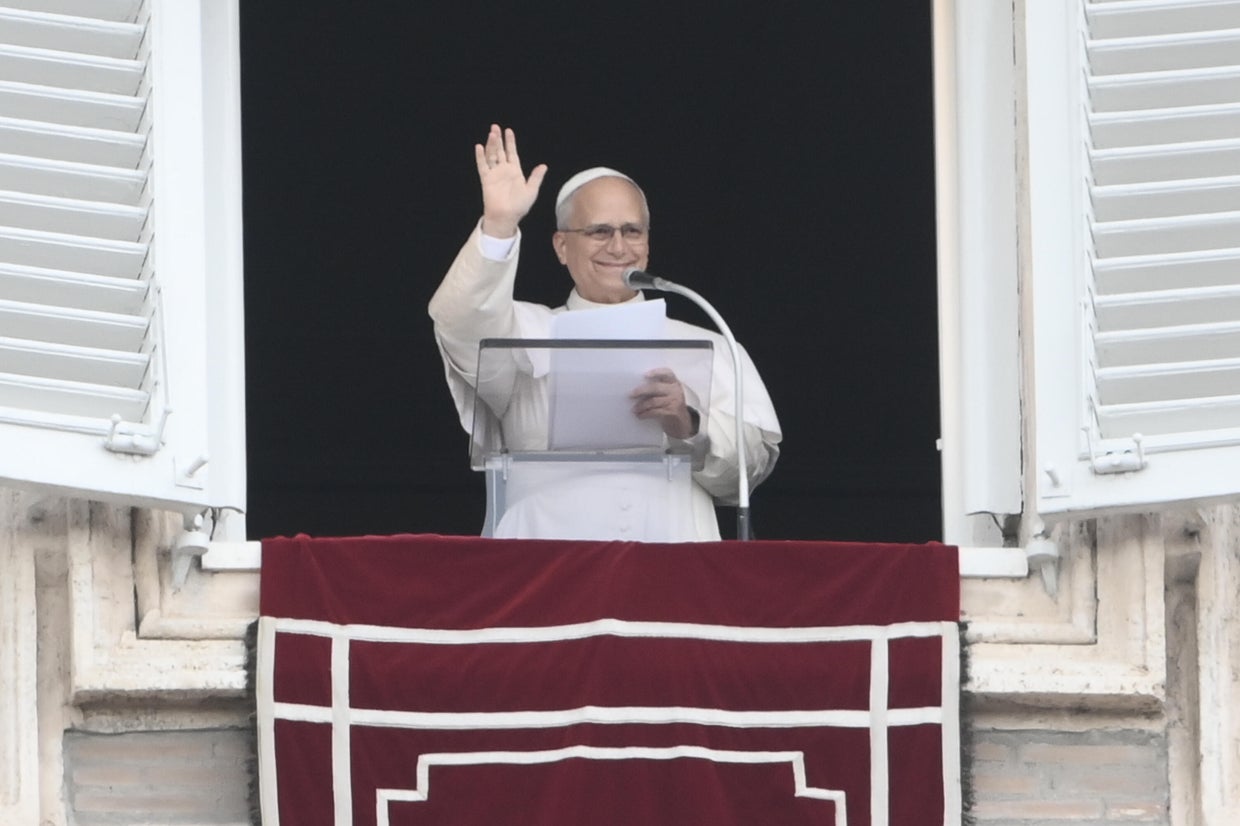Pope Leo XIV leads Angelus prayer at Vatican 