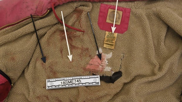 Amy Mullis jacket evidence 