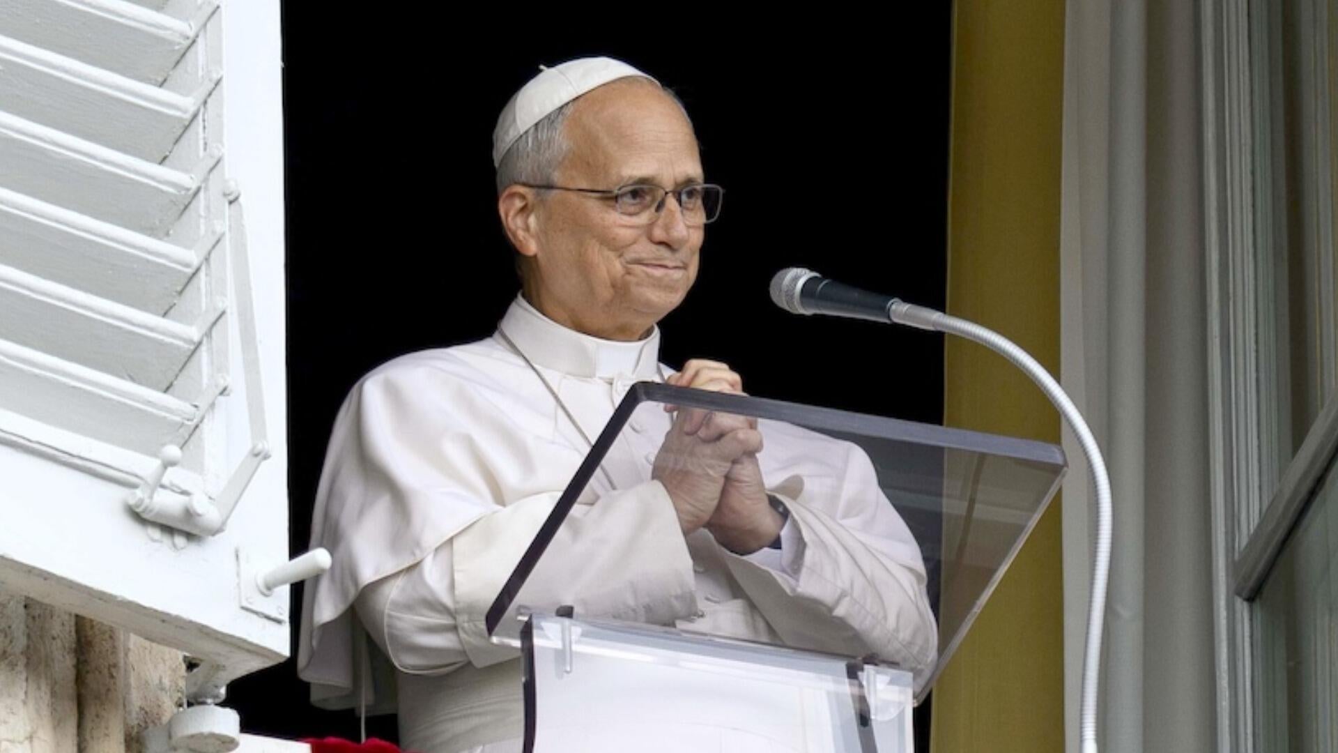 Pope Leo XIV delivers Sunday Angelus prayer overlooking St. Peter's Square