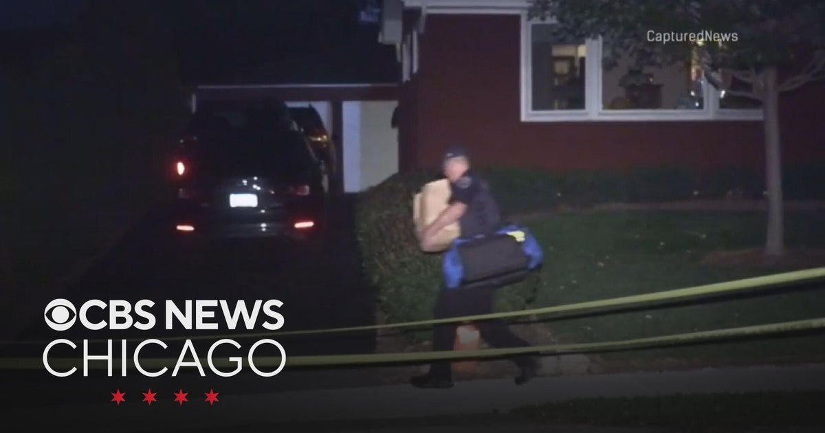 Police investigation in progress at house in Mundelein, Illinois - CBS ...