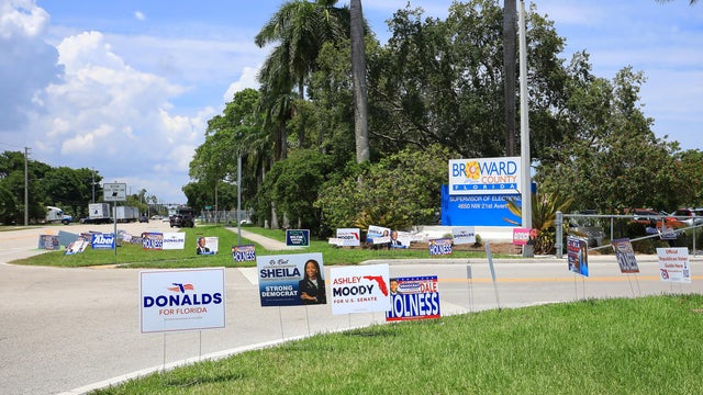 Political Lawn Signs in Broward County 