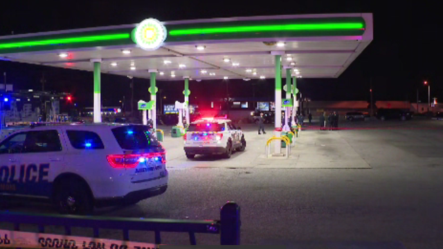 Generic police lights and crime scene tape 