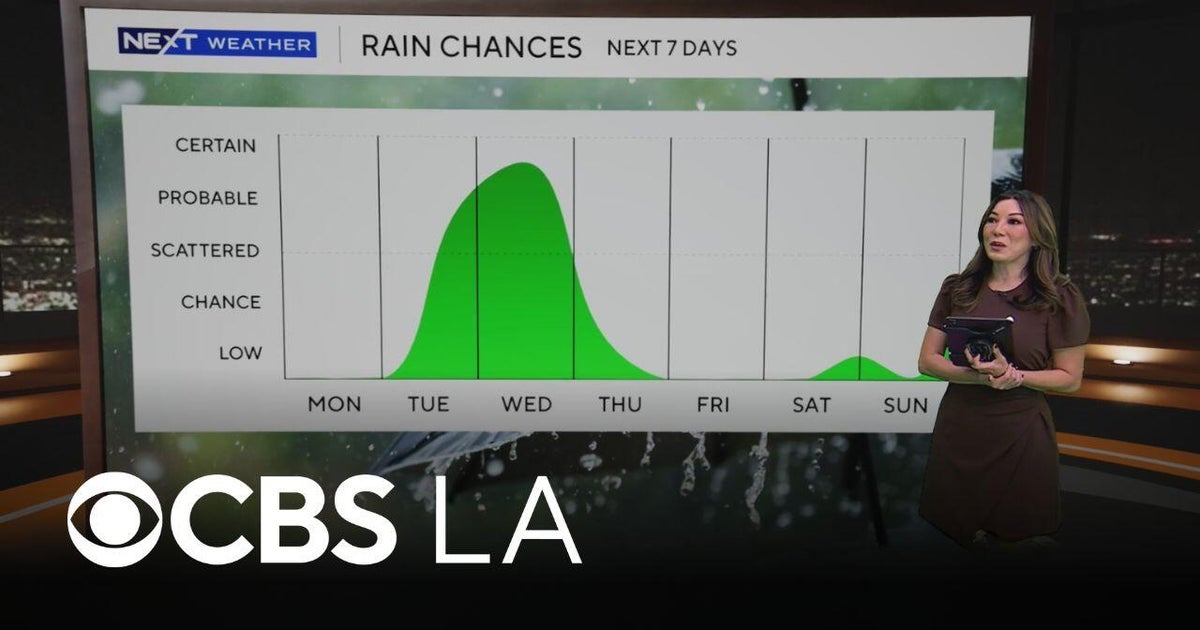 Rain is coming to Southern California later this week - CBS Los Angeles