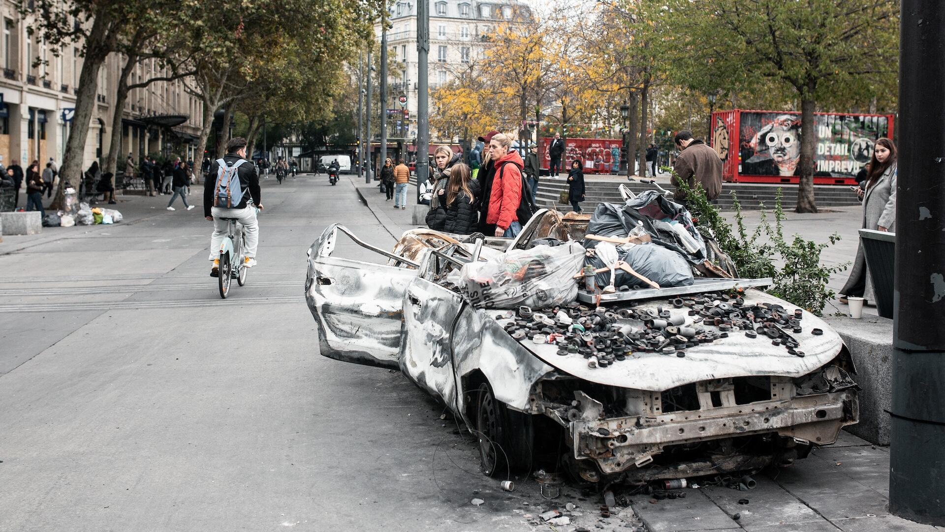 French authorities impose curfews as protests rage on