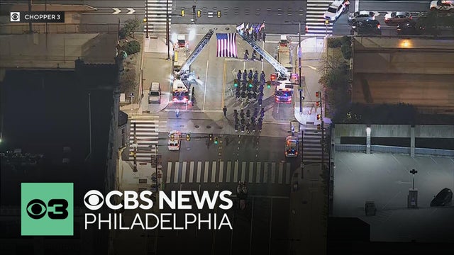 Procession brings Philadelphia police officer Shane Seiber's casket to funeral