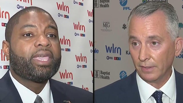 Both gubernatorial candidates are in South Florida campaigning for the midterm elections