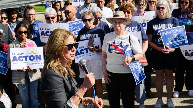 Ohio Gubernatorial Candidate Amy Acton Holds Early Vote Rally With Educators And Health Care Workers 