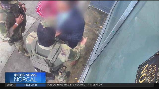 Surveillance video of masked immigration agents detaining man sparks calls for accountability in San