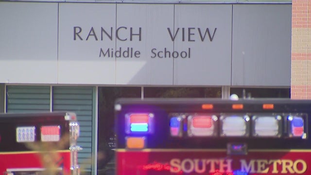 Firefighters in south Denver metro area extinguish fire at Ranch View Middle School