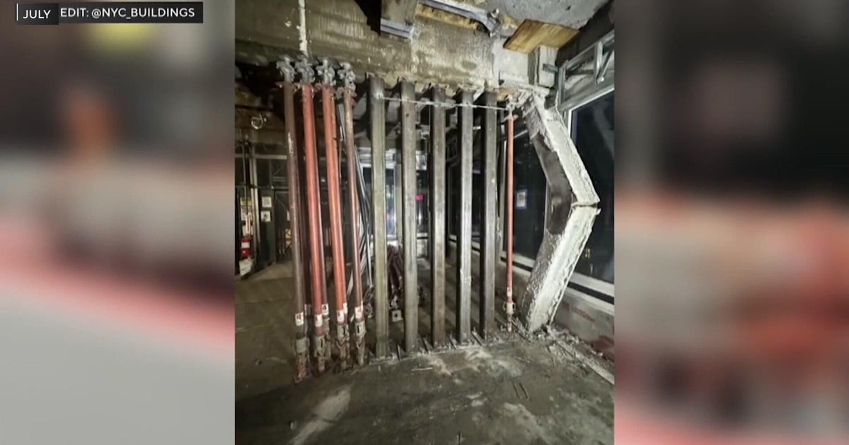 Repairs begin on NYC building deemed unstable over the summer