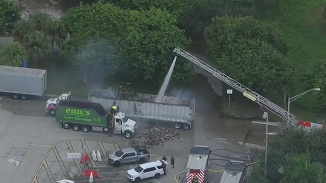 Northbound Turnpike reopens in Broward after truck fire