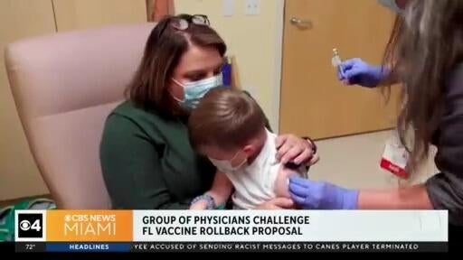 Florida doctors challenge state&rsquo;s plan to roll back vaccine requirements