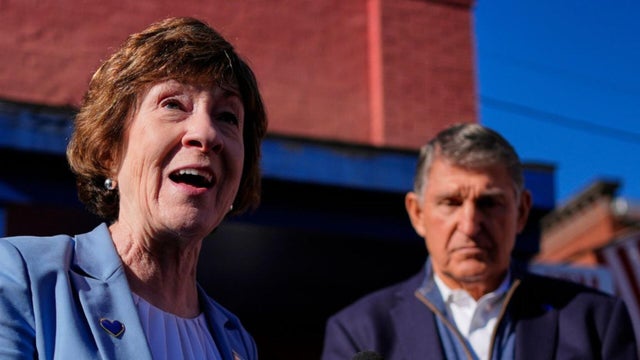 Manchin campaigns with Collins in Maine