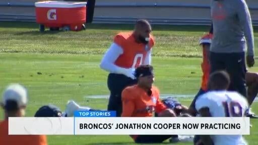 OLB Jonathon Cooper returns to practice with the Denver Broncos following arrest