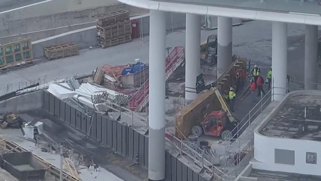 3 construction workers hospitalized after fall in Miami Beach