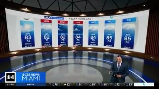 Heavier rain and flooding set to pick up Sunday, with Saturday having less across South Florida